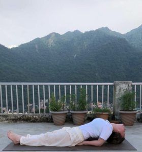 Matsyasana fish pose