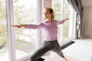 Parivrtta veerabhadrasana
