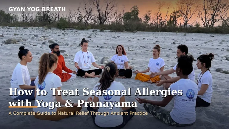 yoga student doing Pranayama